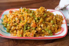 Cabbage Tomato Green Peas