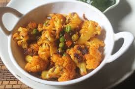 Cauliflower, Green Peas